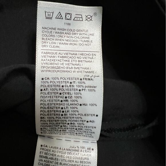Athleta Black Performance Poplin Dress Size Extra Small XS - Picture 7 of 9
